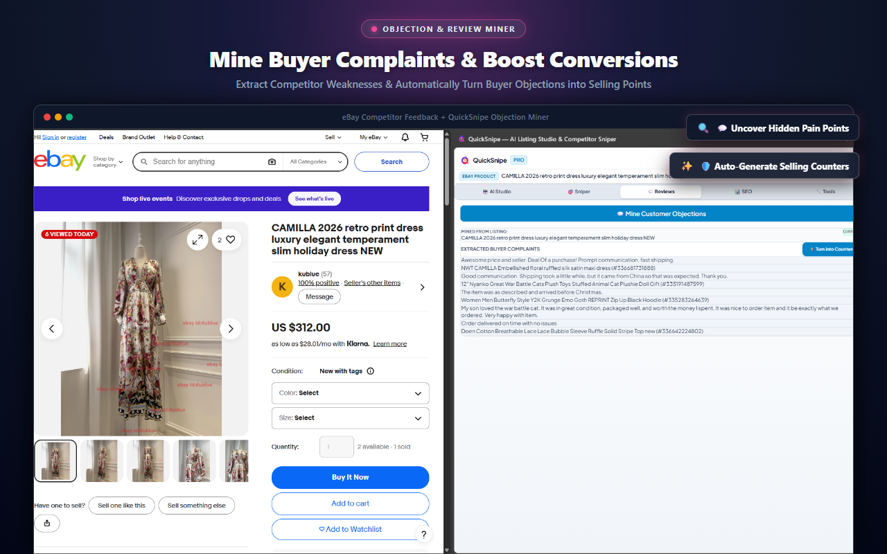 Customer Review & FAQ Creator